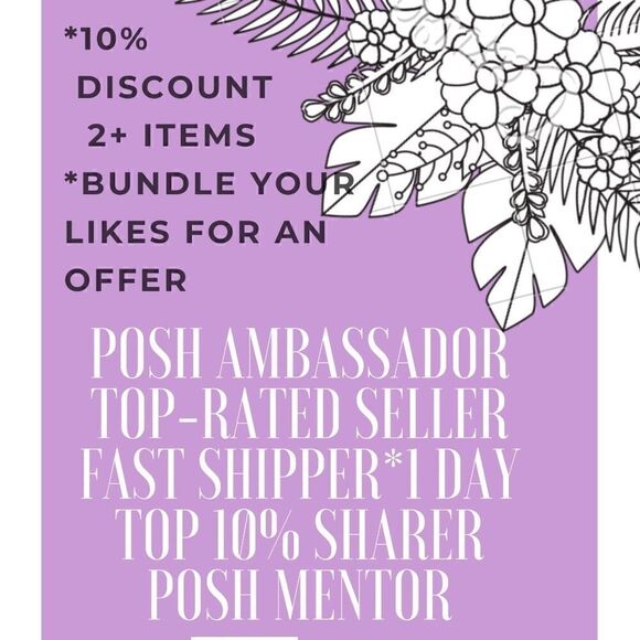 👒POSH AMBASSADOR👒TOP-RATED SELLER👒FAST SHIPPER  - Picture 1 of 1